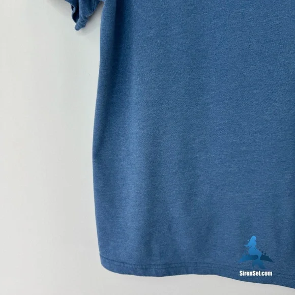 1245 True Classic Crewneck T-Shirt - Size L - Blue - Picture 10 of 12